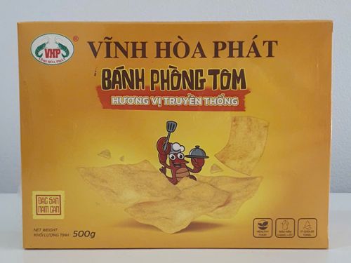 Bánh phồng tôm Cà Mau loại truyền thống